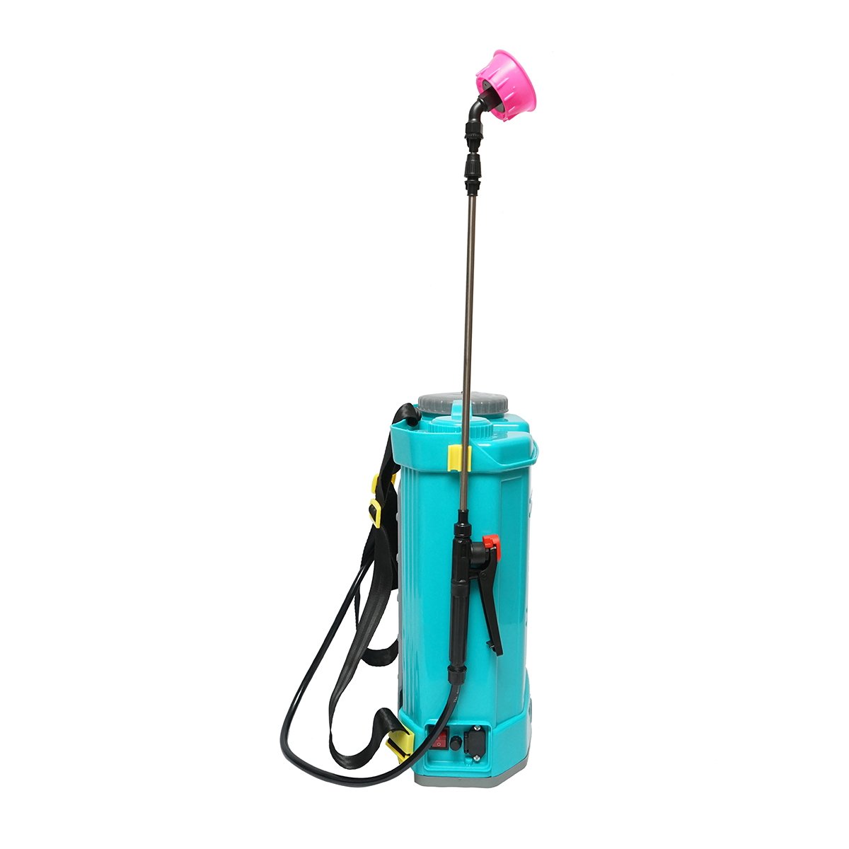 Pompa de stropit, vermorel electric cu rezervor 16L, baterie 12V/8Ah, 4 duze, debit 4 l/min, presiune 6.8 bar THOR